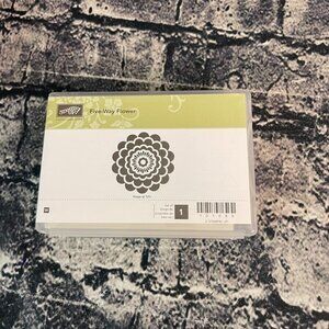 Stampin' Up! FIVE-WAY FLOWER Wood Unmounted Rubber Stamp